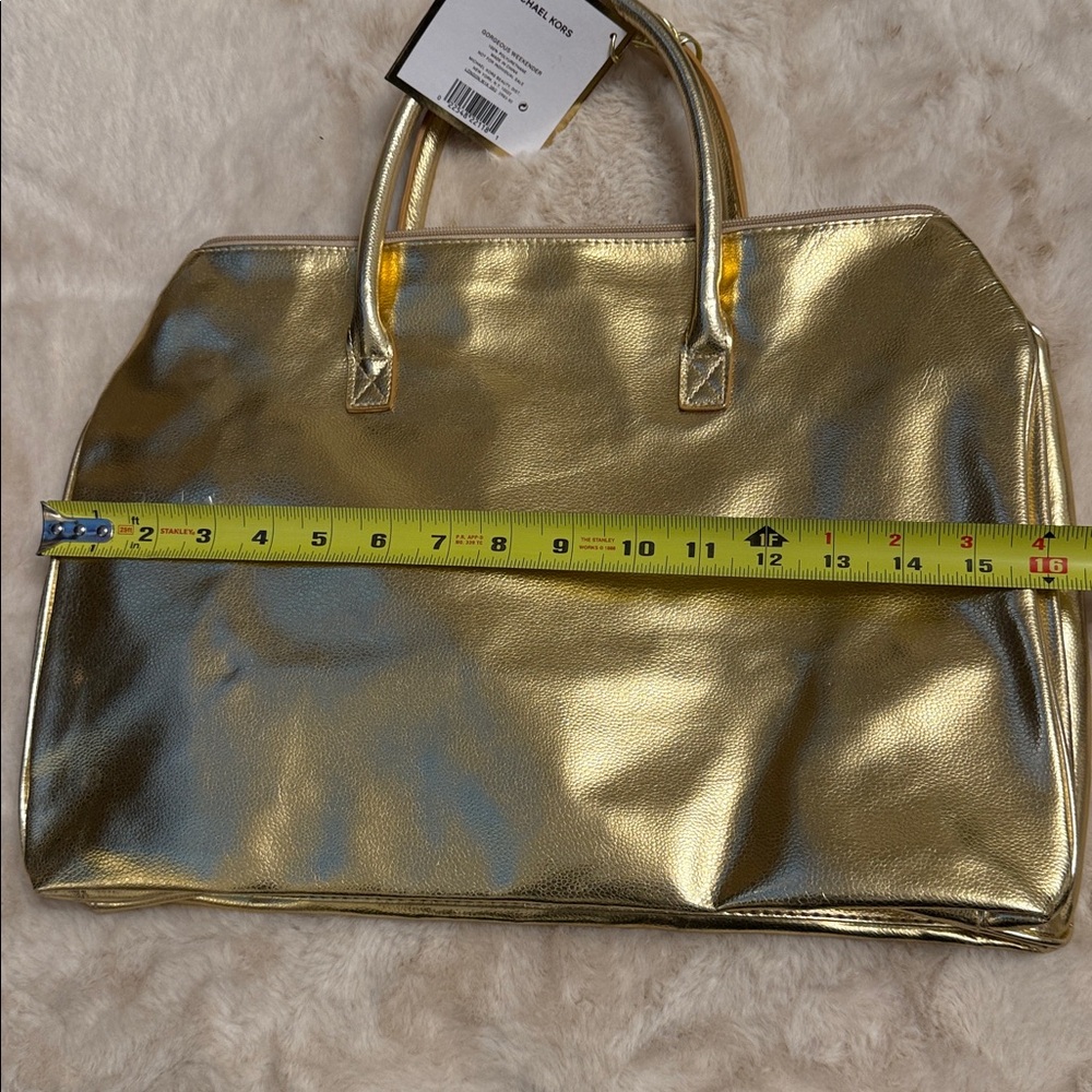 Michael Kors Gold Weekender Gift Tote - Picture 10 of 10